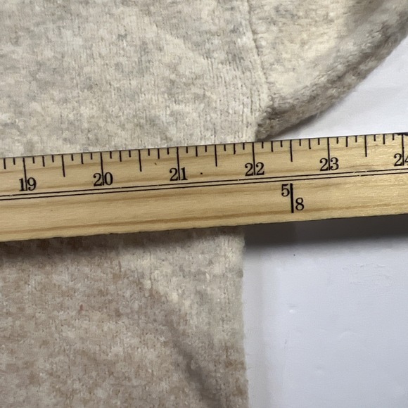 J Crew Colorblock Crewneck Wool‎ Blend Sweater Extra-soft Yarn tan women's Large - Picture 5 of 7